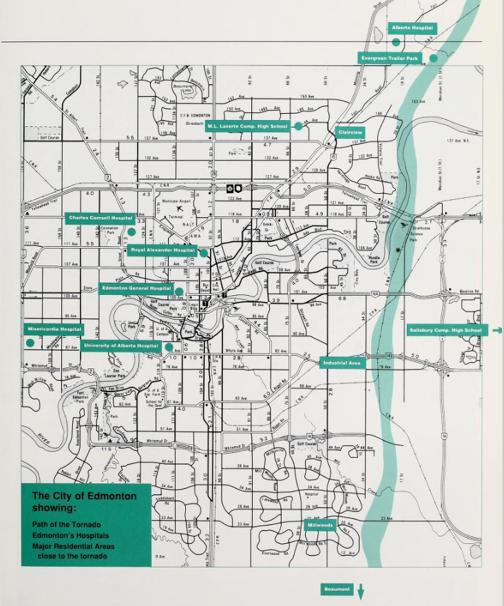 Black Friday The F4 Edmonton Ab Tornado Of July 31 1987 Highways Hailstones