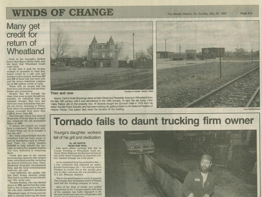 Niles to Wheatland F5 Tornado May 31, 1985 — Highways & Hailstones