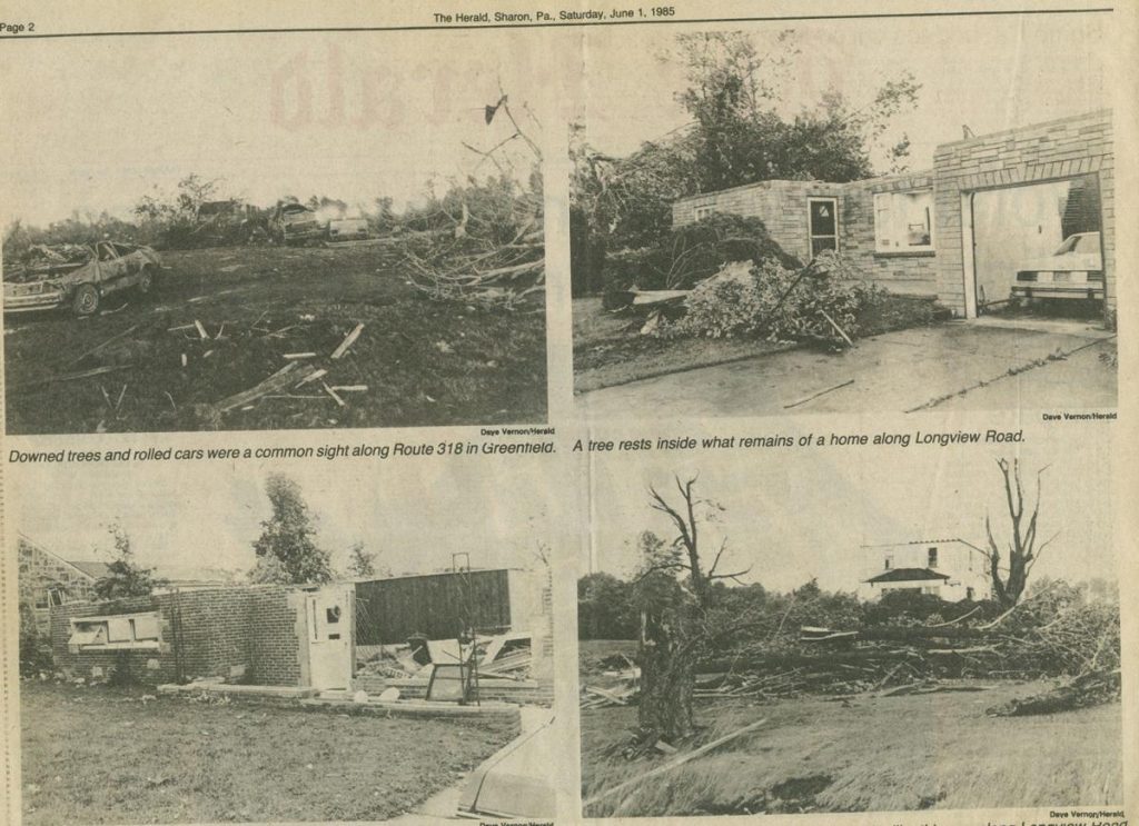 Niles to Wheatland F5 Tornado May 31, 1985 — Highways & Hailstones