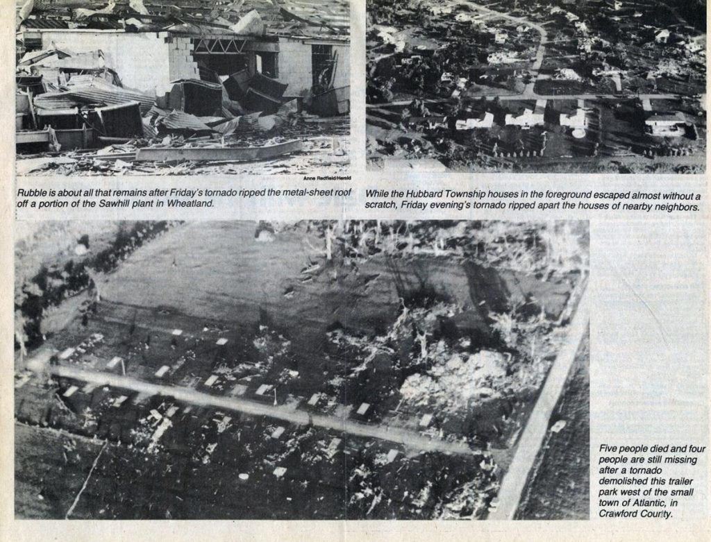 Niles to Wheatland F5 Tornado May 31, 1985 — Highways & Hailstones