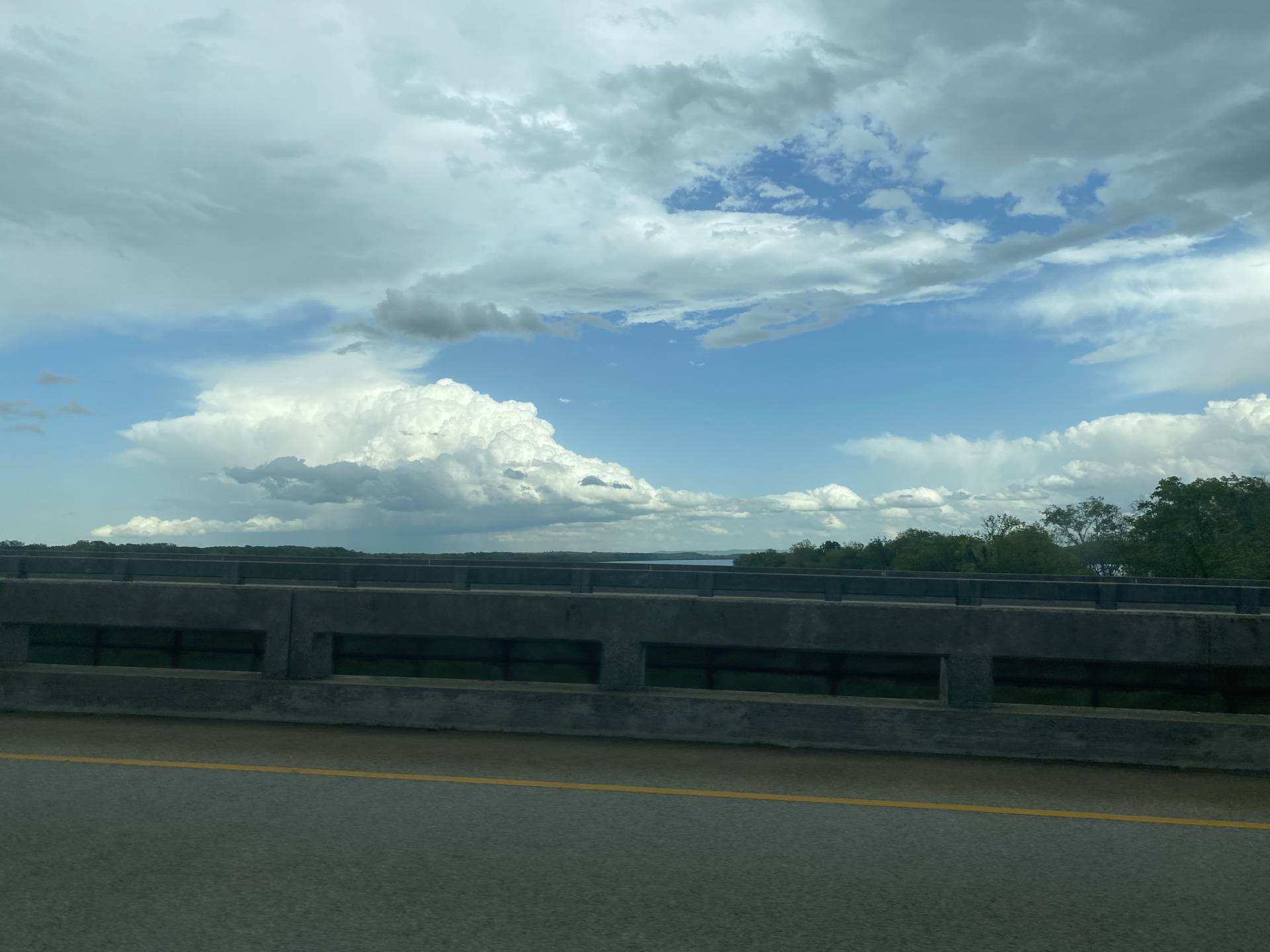 Storm to my east as seen from I65 bridge. 