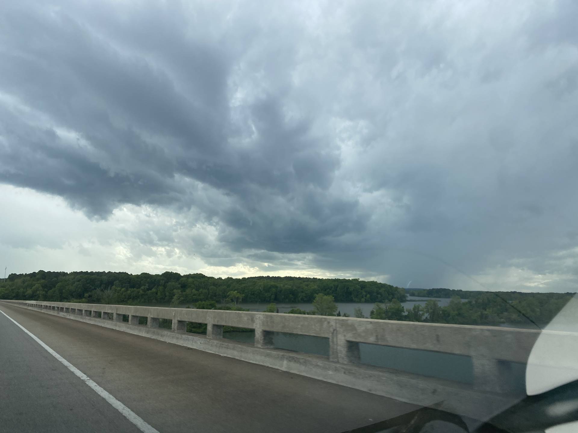 Storm to my west from I65 bridge. 