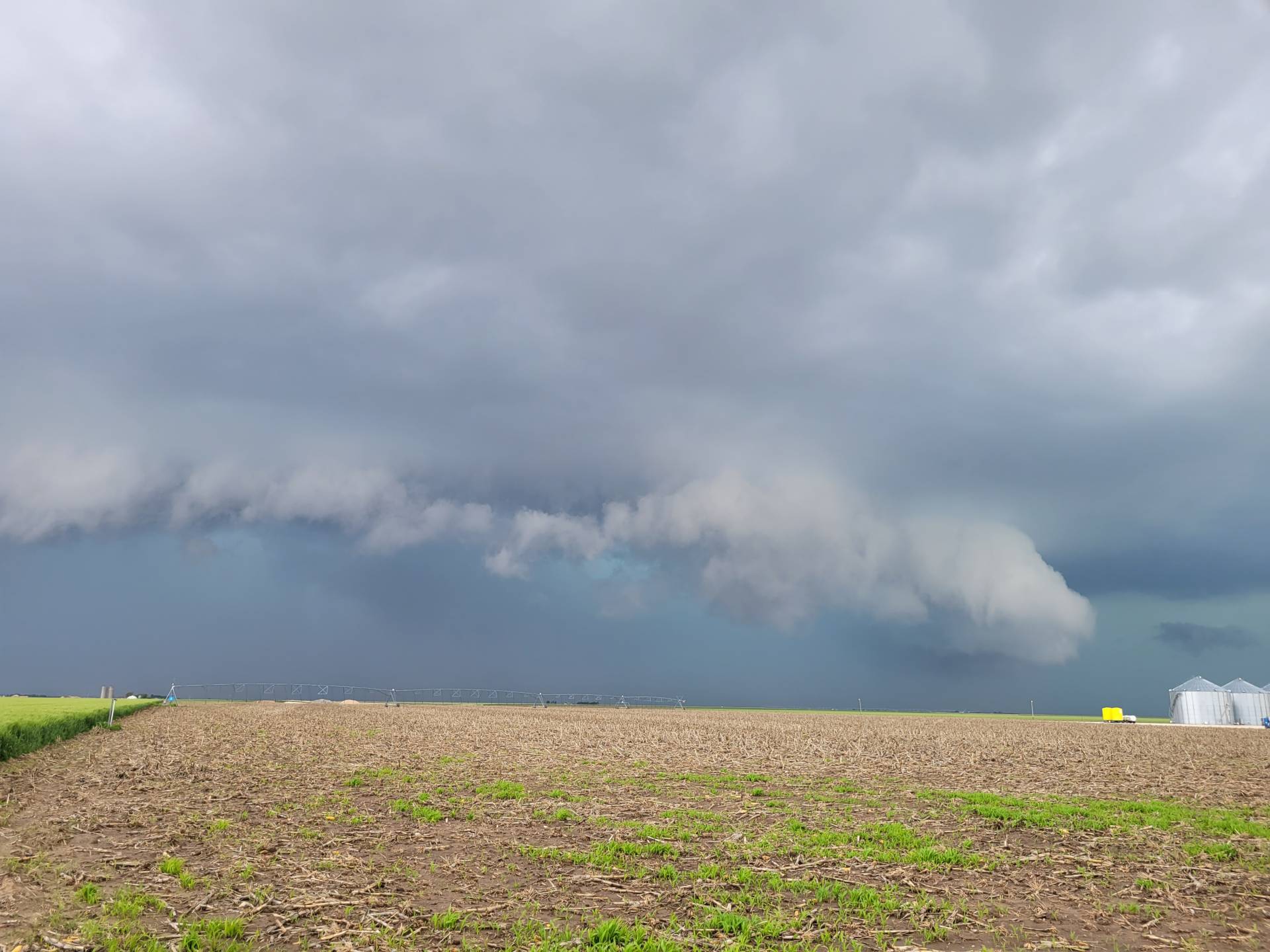 Gusty storm near Pence, Kansas. #kswx 