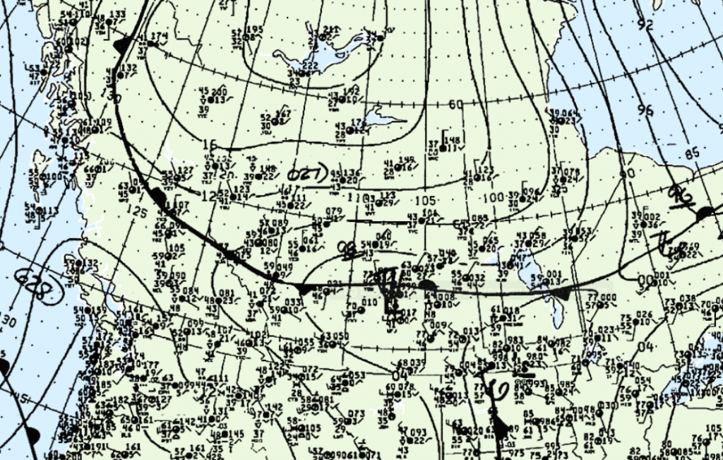 Galahad, AB F0 Tornado of June 1, 1990 — Highways & Hailstones