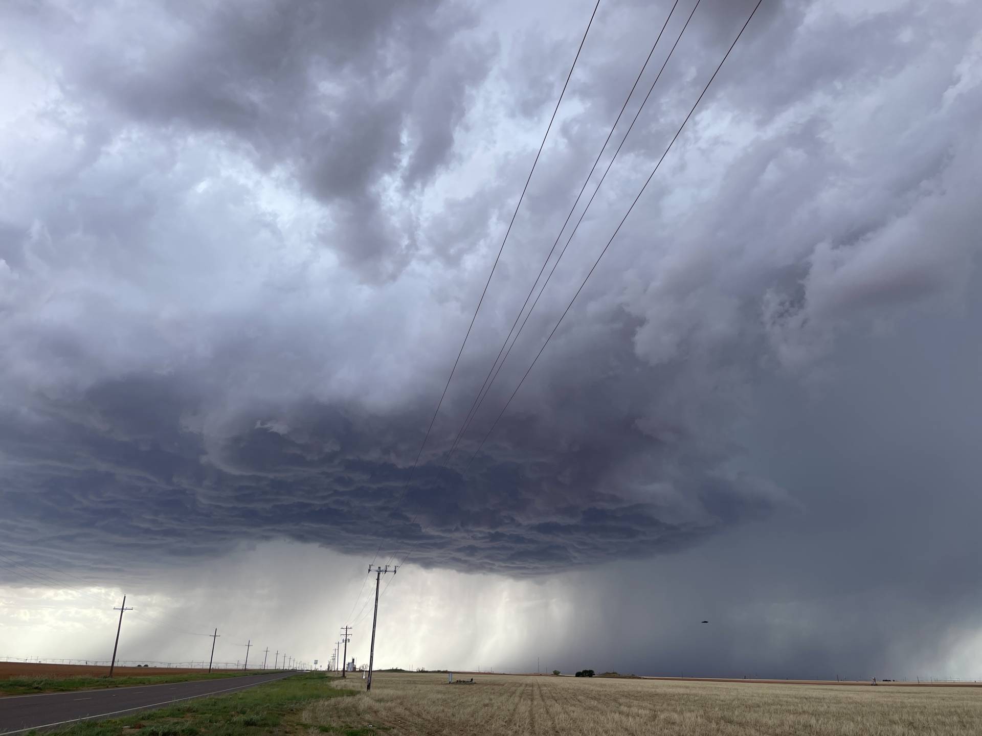 Fun high based supercell near Welch, TX