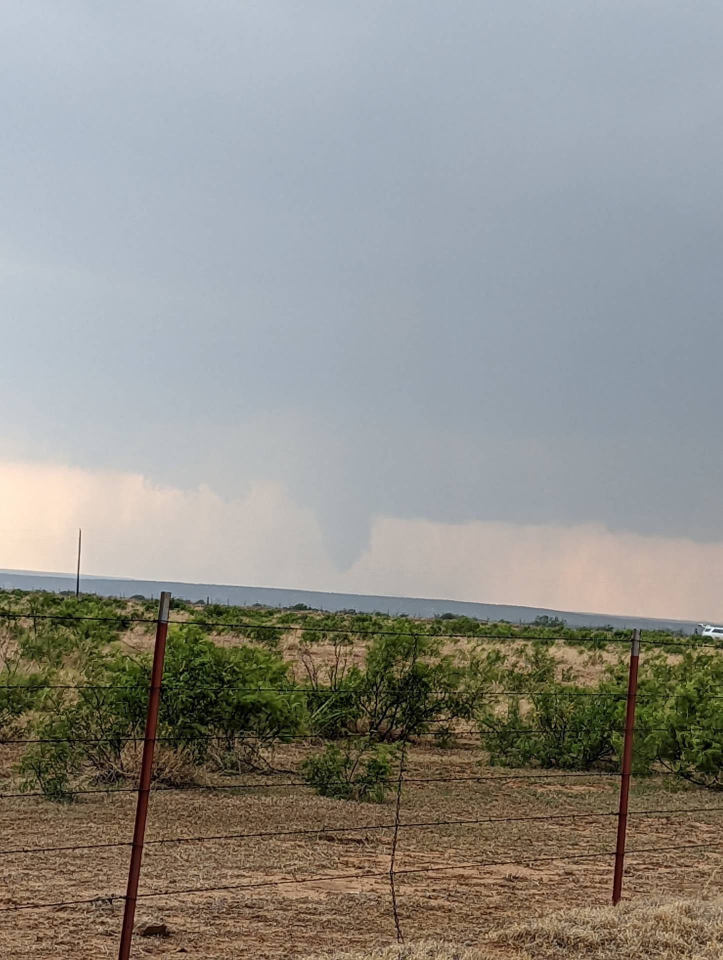 Tornado in progress west of Foard City, Texas. #txwx