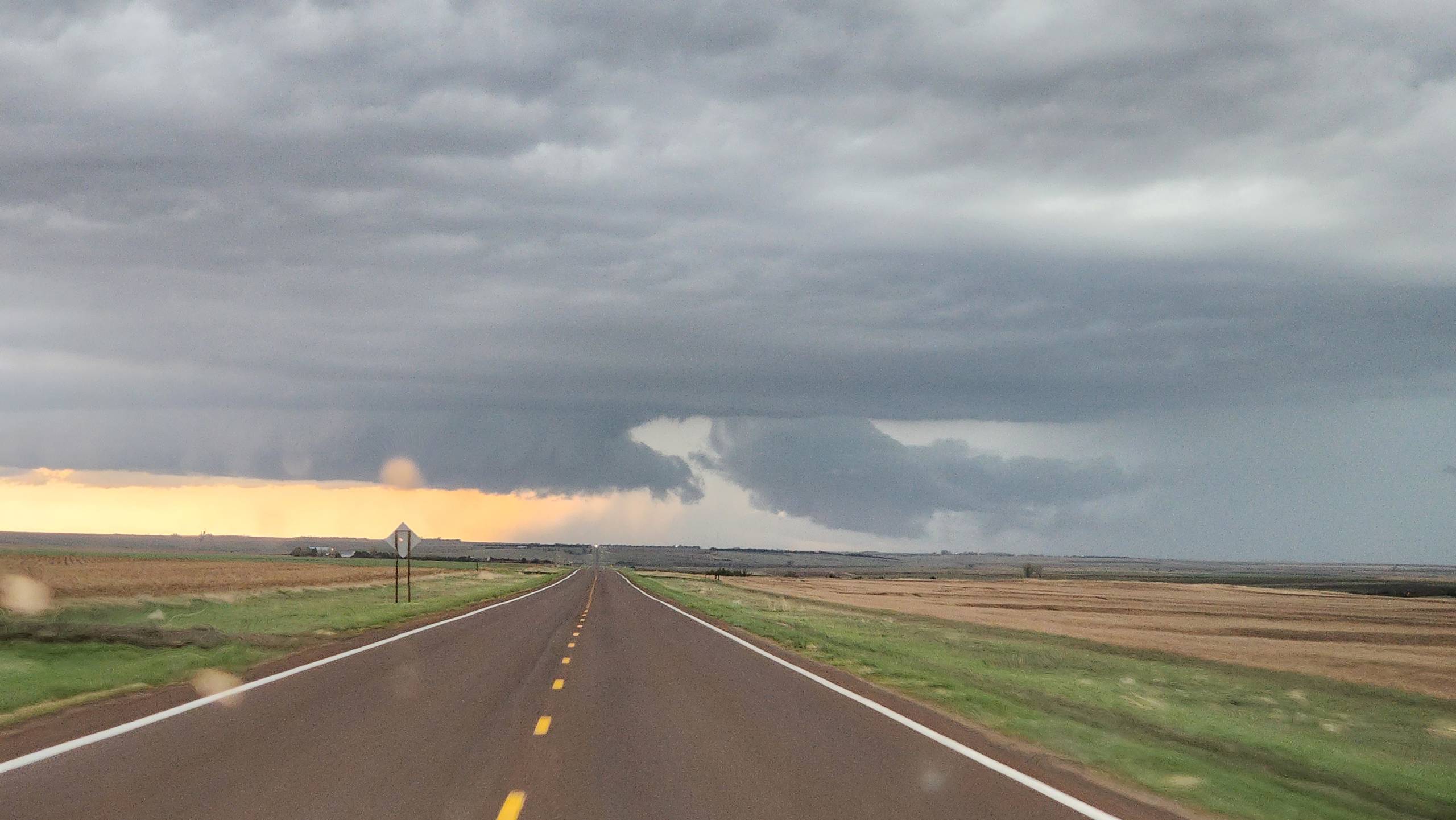 Tornado warned Storm over Hoxie, ks — Jordan Carruthers — Highways