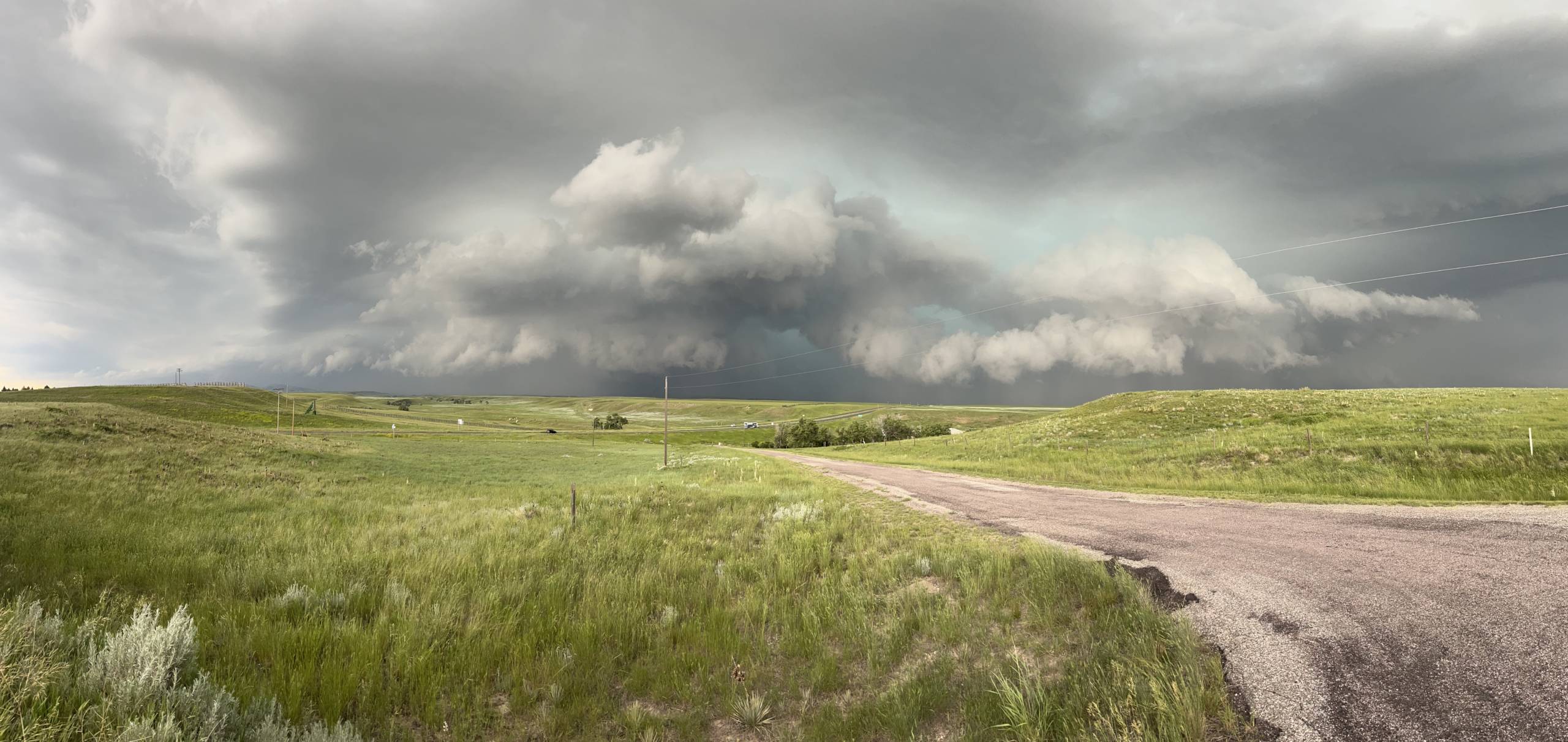 Active storm near wheatland and chugwater wyoming — Bo Holthus