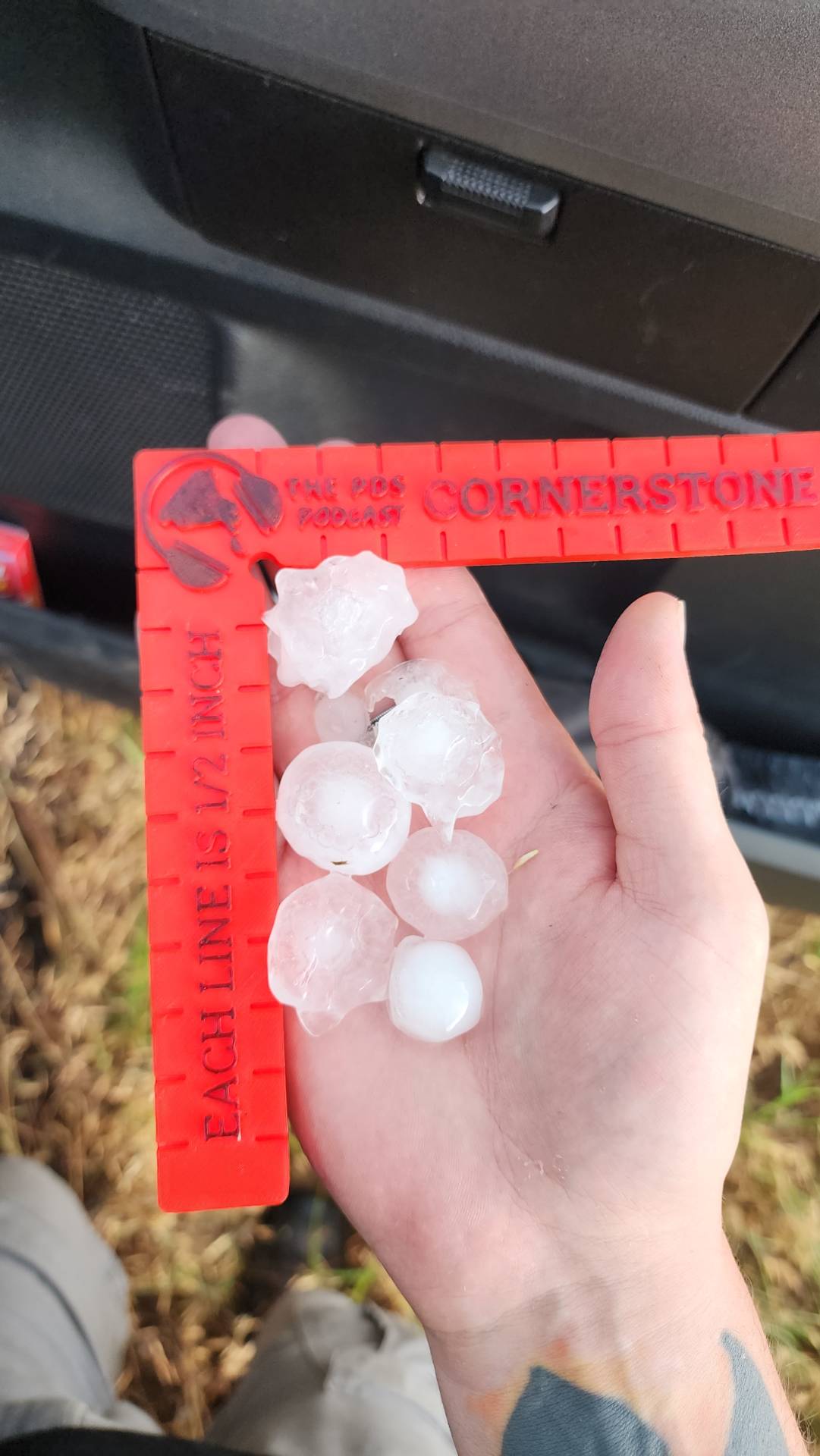 1inch hail South of Wellington, TX 04:39 PM  @NWSAmarillo #txwx