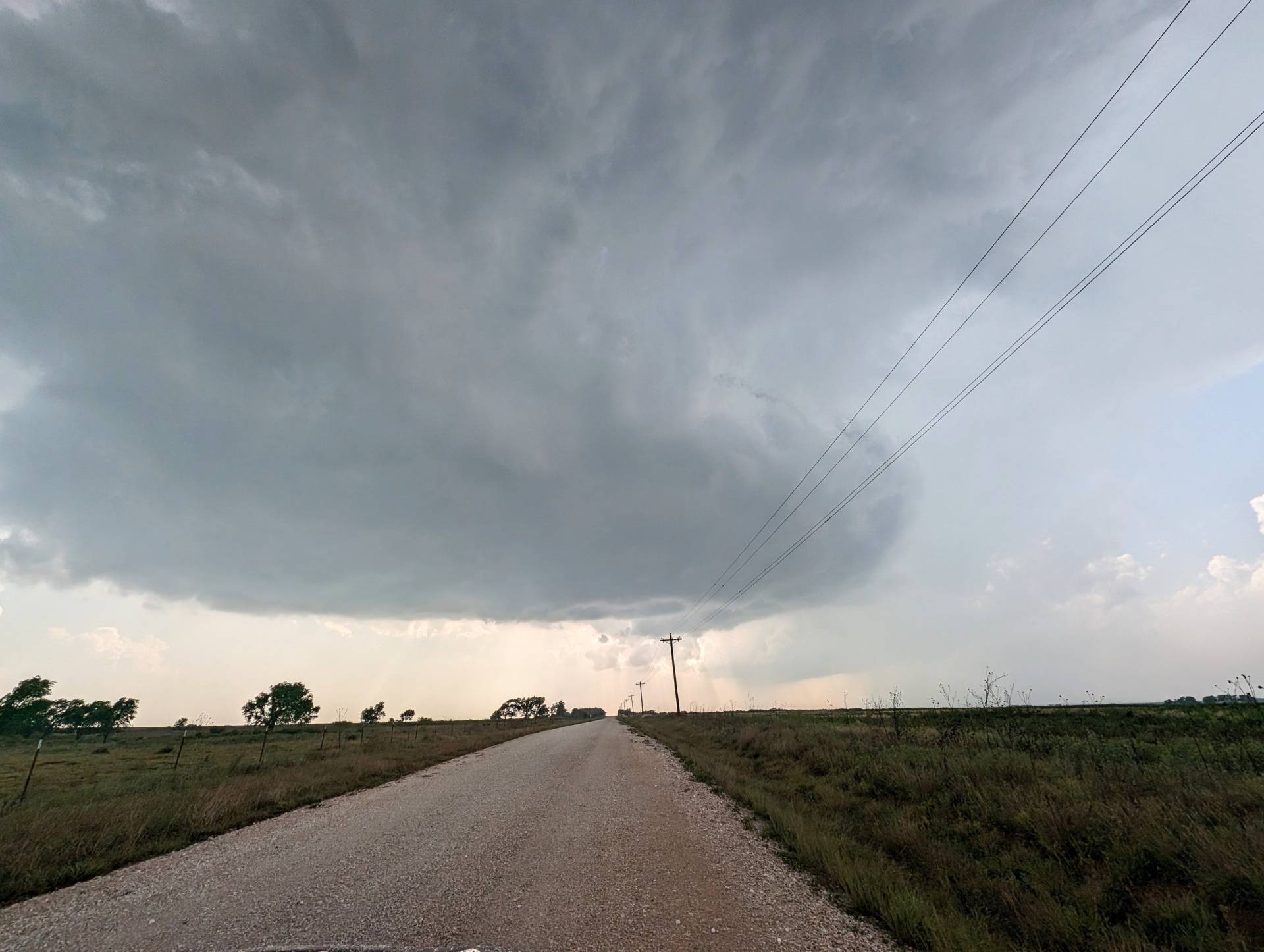 Mesocyclone of the severe storm producing 2