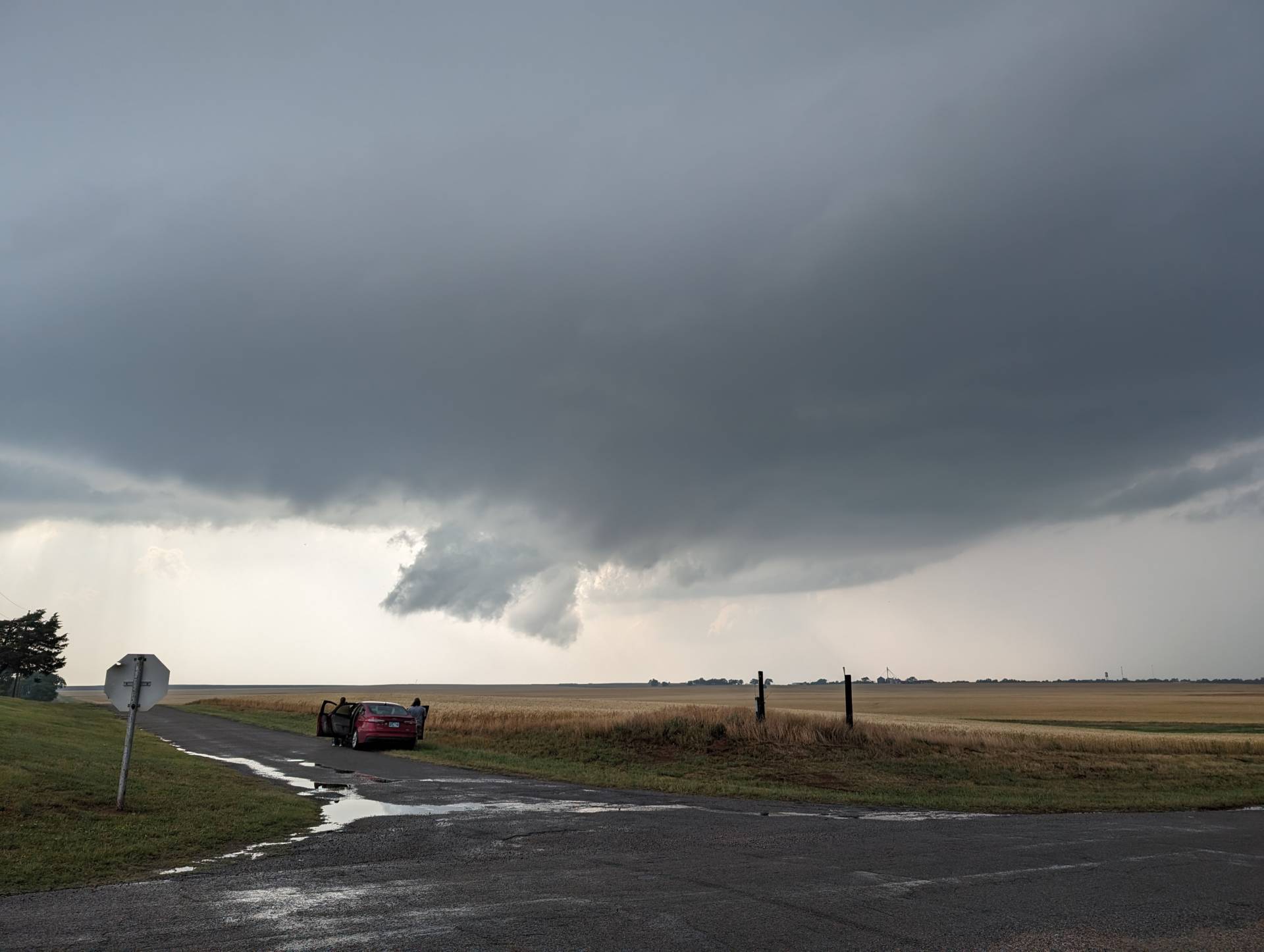 Decent structure on the storm near Erick, Oklahoma.. #okwx @NWSNorman