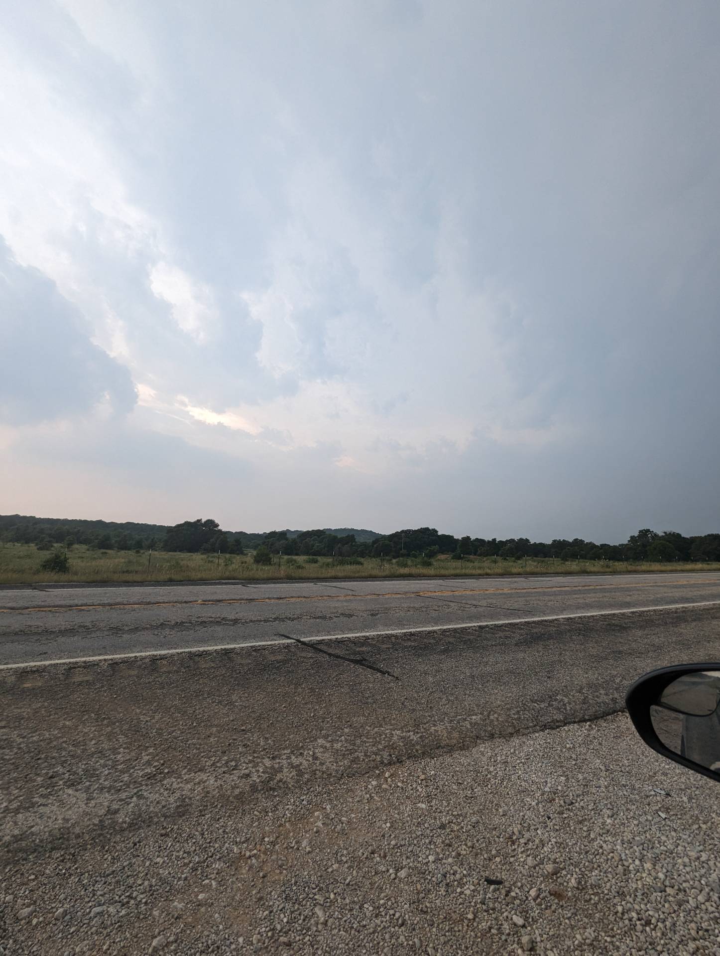 Structure cloud just south east of pds tornado in windthorst