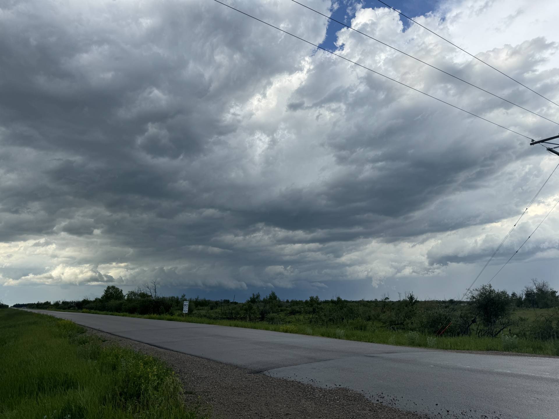 Corman Park, SK 06:20 PM #SKstorm #SKwx