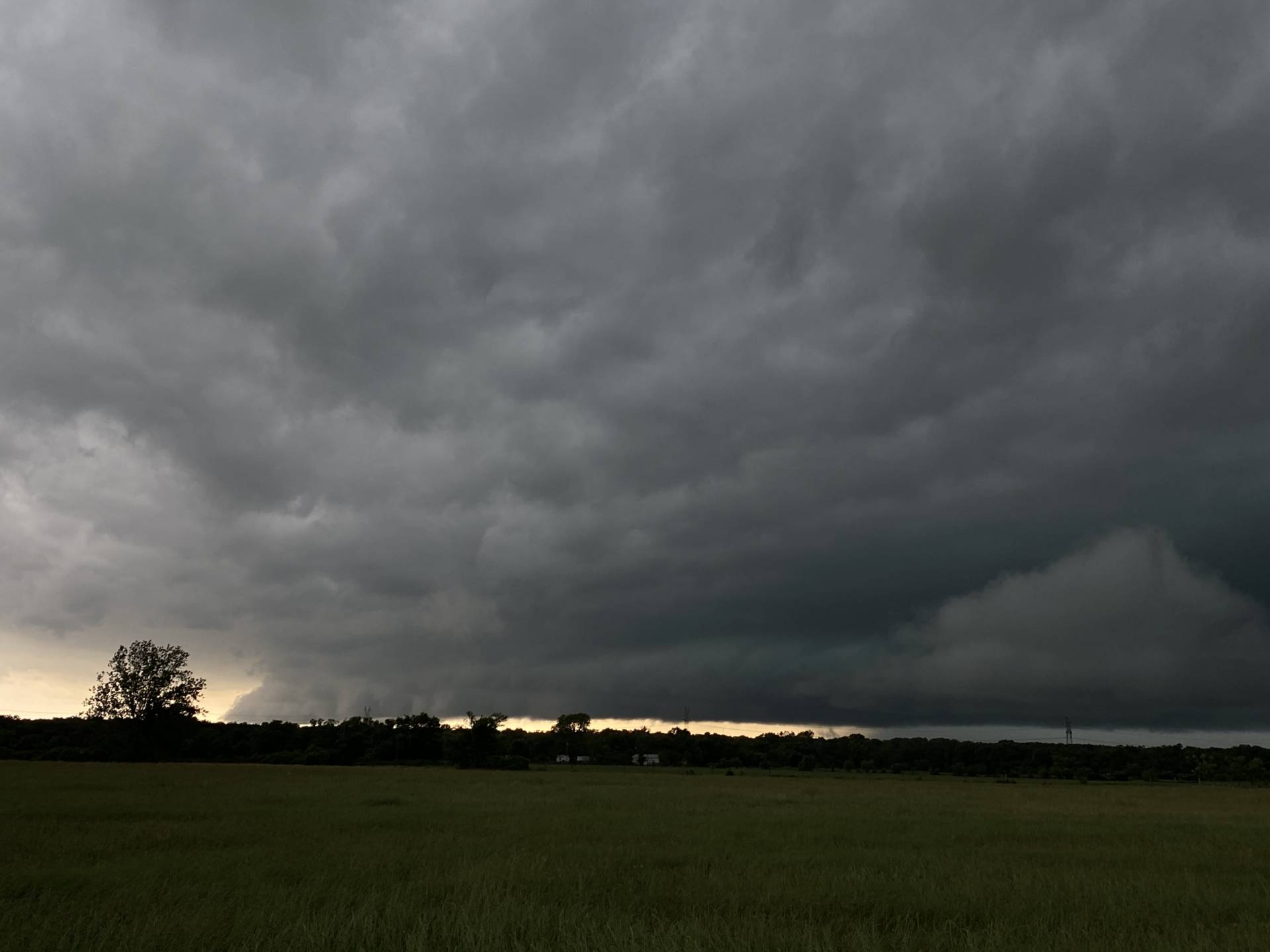 Well at least I have finally seen some semblance of a rain FREE base today. West of Buffalo, TX. #txwx