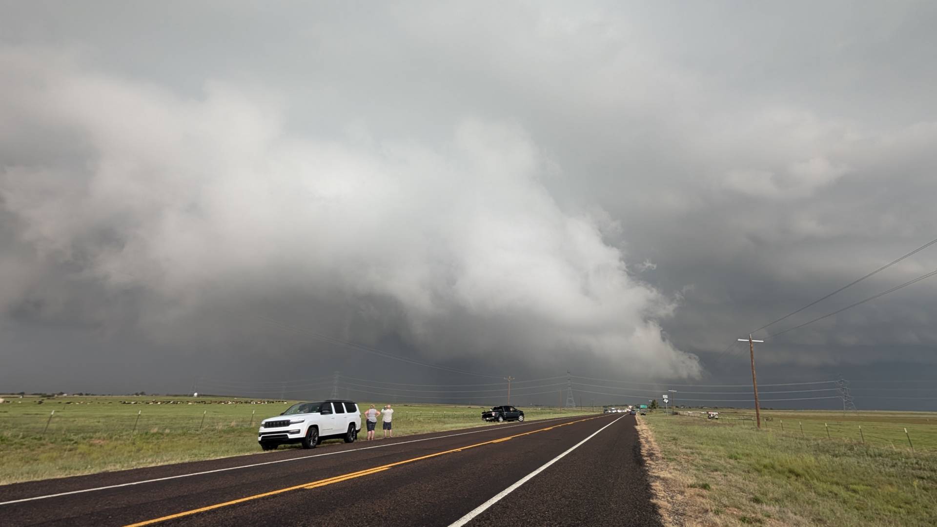 Tornado warned storm south of Roaring Springs, TX. #txwx @NWSLubbock