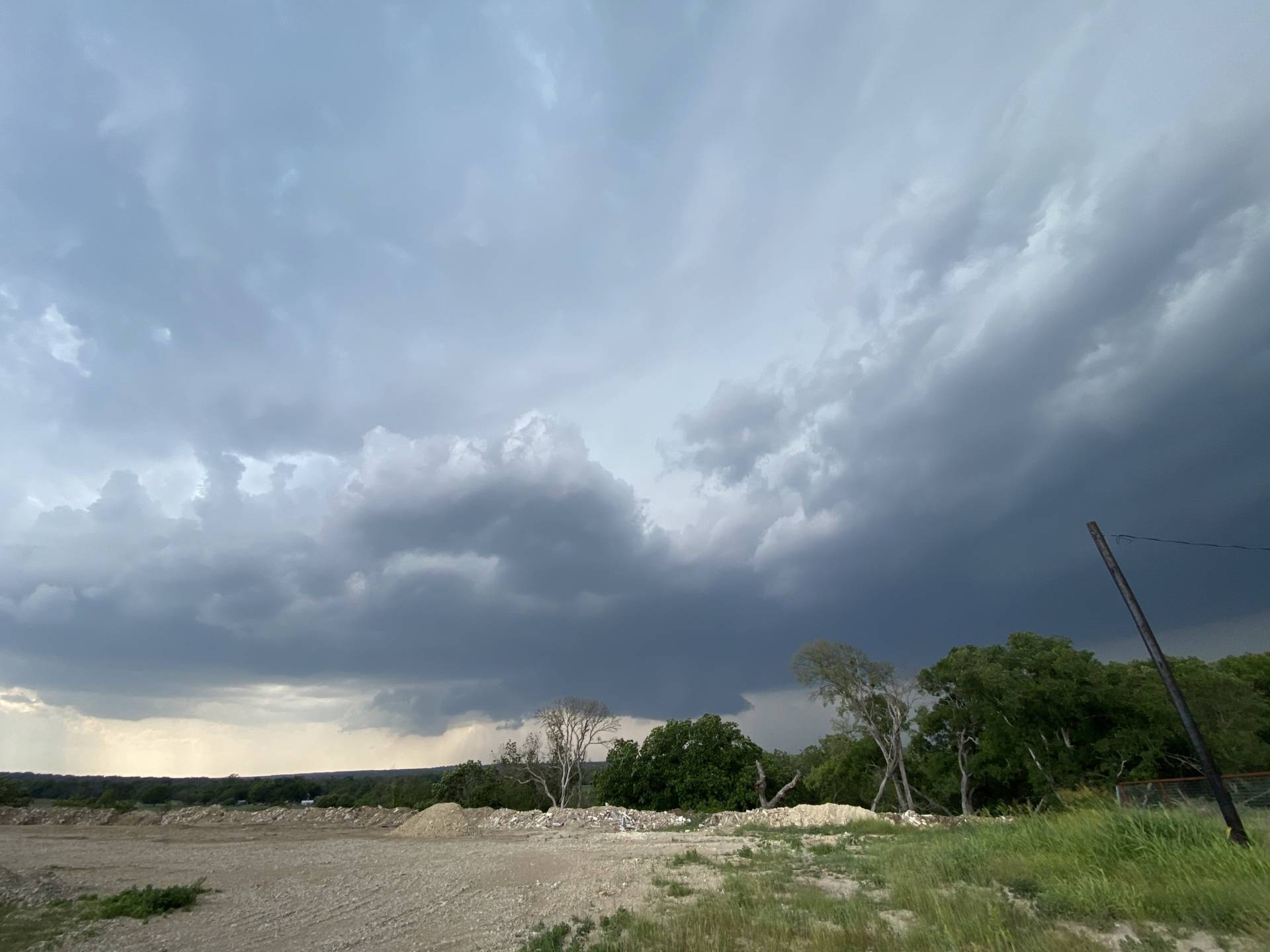 Killeen, TX cellwent up quick! #txwx