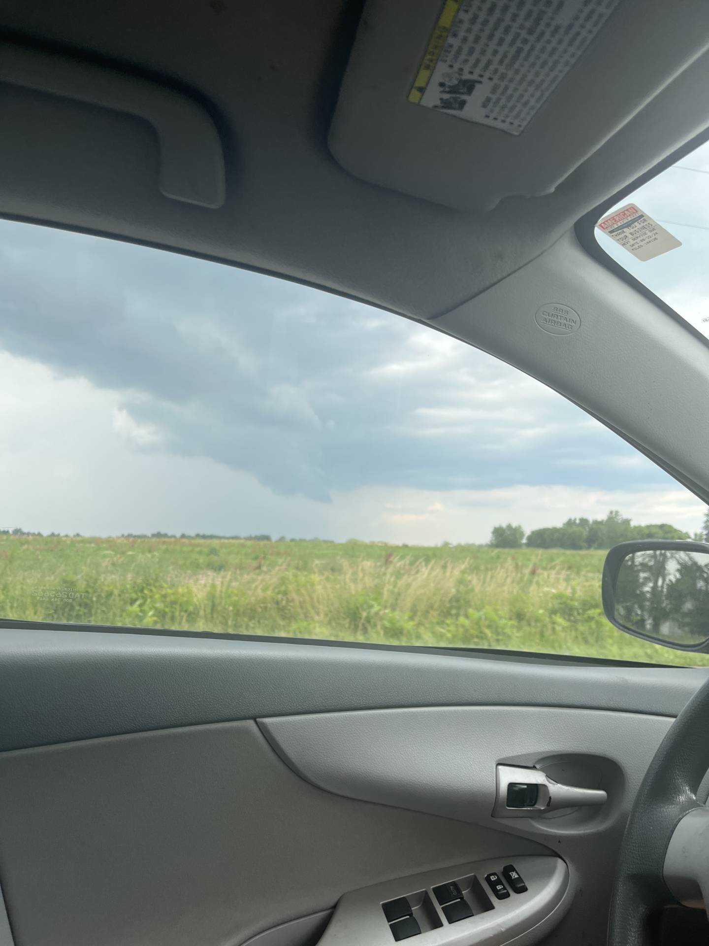 Possible funnel cloud Waterloo, NY 02:06 PM