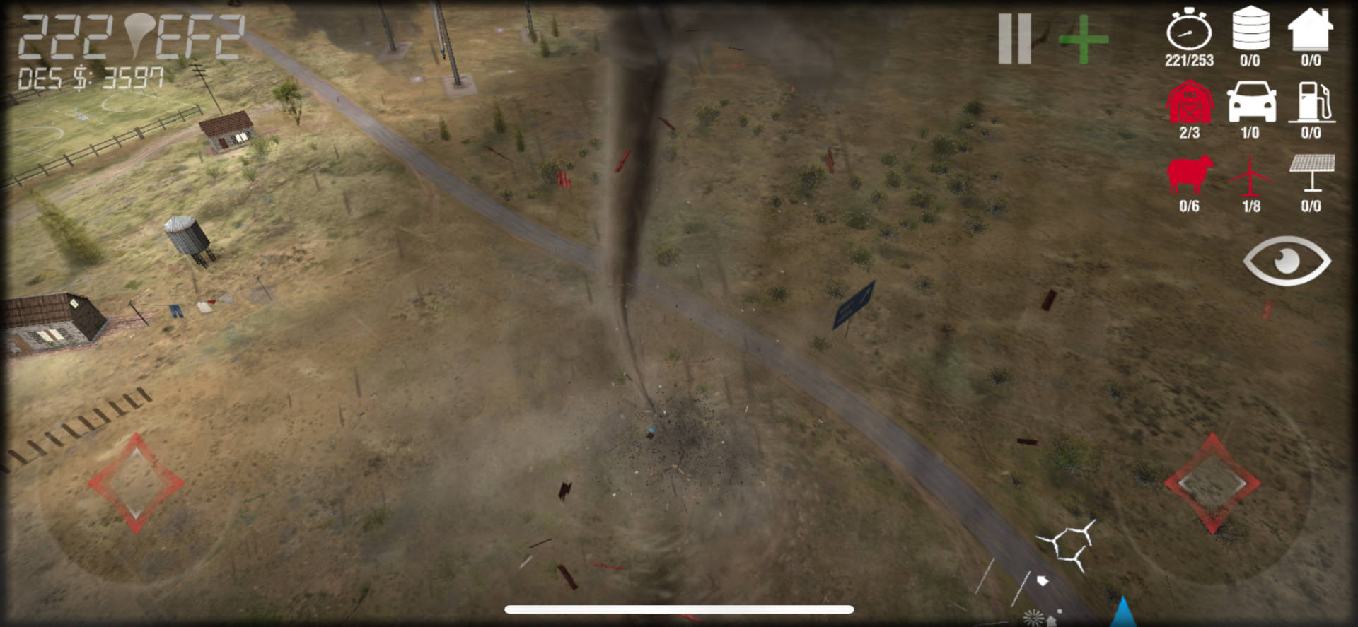 Tonado on the ground!!